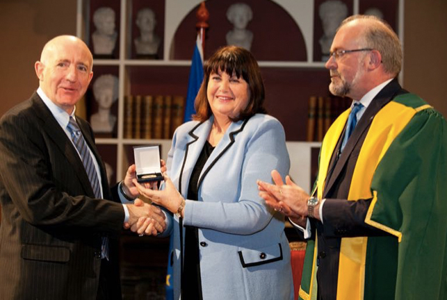In November 2012 Prof. Moran was awarded the Royal Irish Academy Gold Medal in the Humanities..jpg