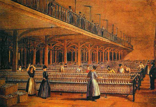18世纪,英国工业革命时期纺纱厂.jpg