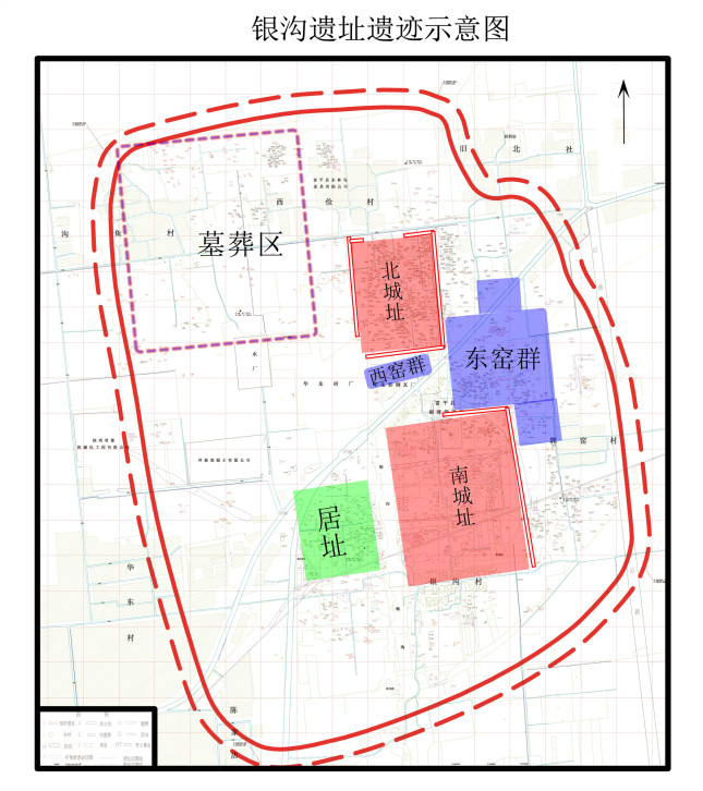 银沟遗址遗迹示意图。.jpg