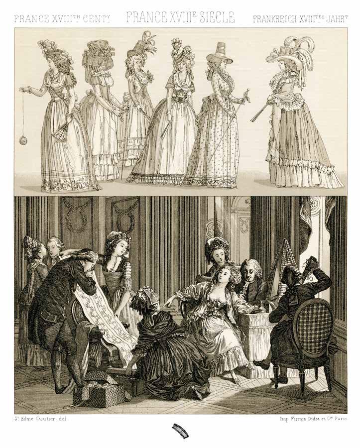 在化装舞会风靡上流社会的年代,这位法国人的画作是许多晚礼服的灵感
