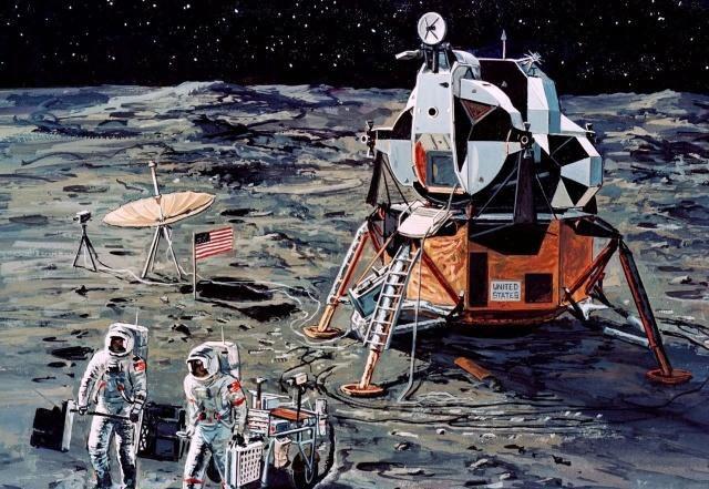 美国建造了15艘登月飞船，仅有6艘成功登月，有5艘从未被发射