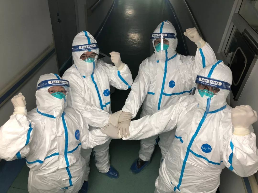 协和医院重症医学科尚游教授团队支援金银潭医院&nbsp;&nbsp;武汉协和医院微信公众号 图