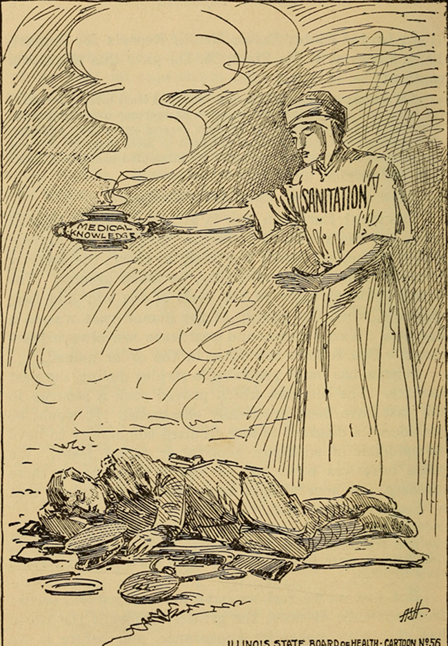 1919年评论和先驱出版协会关于流感的漫画《流行病：如何应对它们》。_副本.jpg