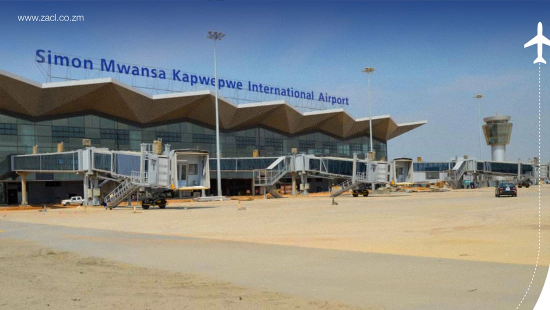 Photo from Zambia Airports Corporation Limited tweet on October 5, 2020: 
