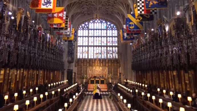 视频直播丨英国王室为女王丈夫菲利普亲王举行葬礼，仅30人出席