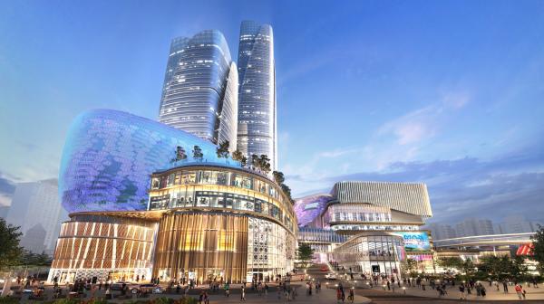 徐家汇中心项目效果图。 徐汇区 供图