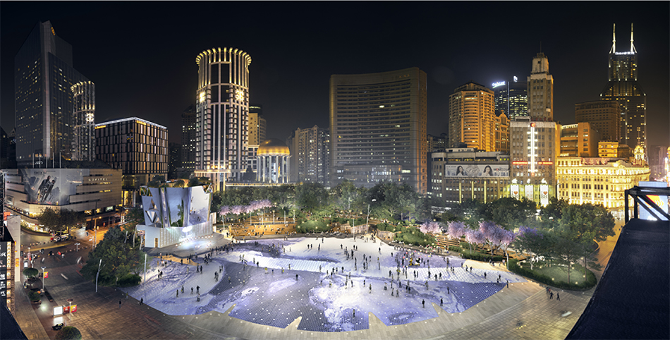 南京东路世纪广场 “魔力万花筒”改造项目效果图 上海黄浦区 供图              