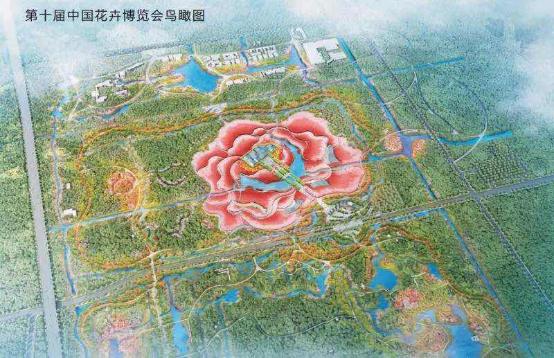 上海崇明花博会平面图图片