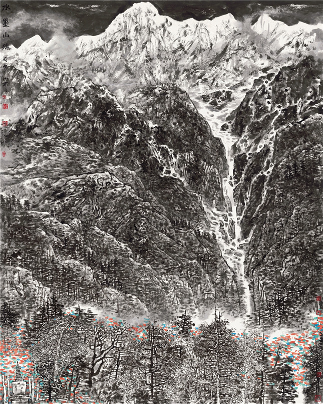 3 李小可《水墨山魂》  纸本水墨设色250x203cm  2016年.jpg