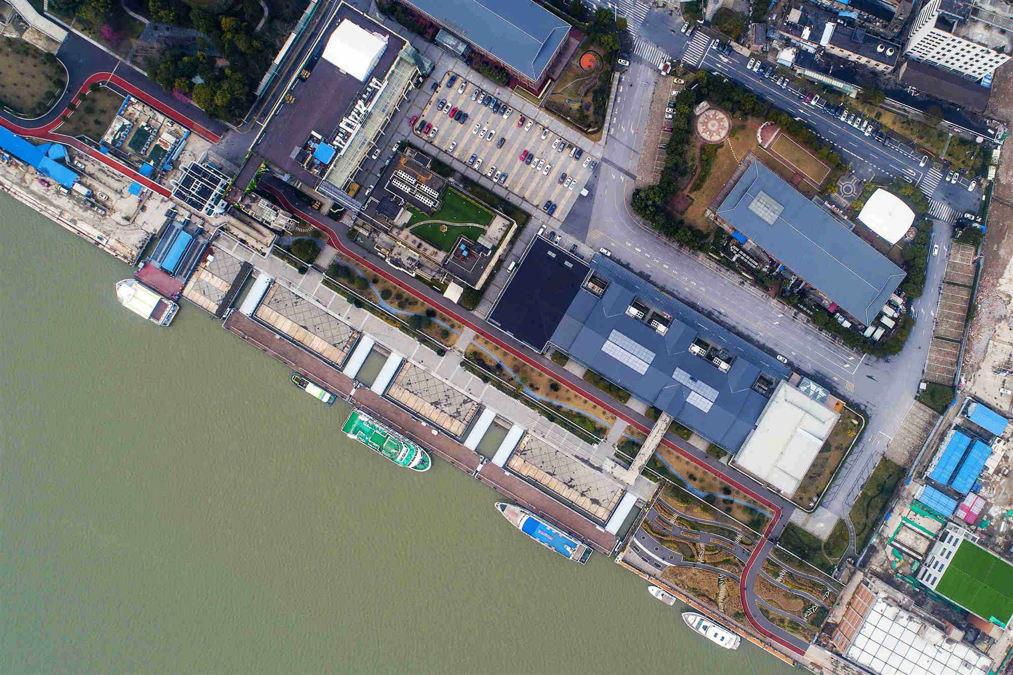九江港红光码头项目效果图