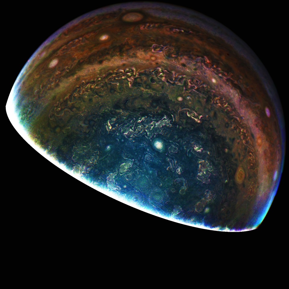 nasa发布高清木星照片,网友惊了:这是梵高的《星空》吗?