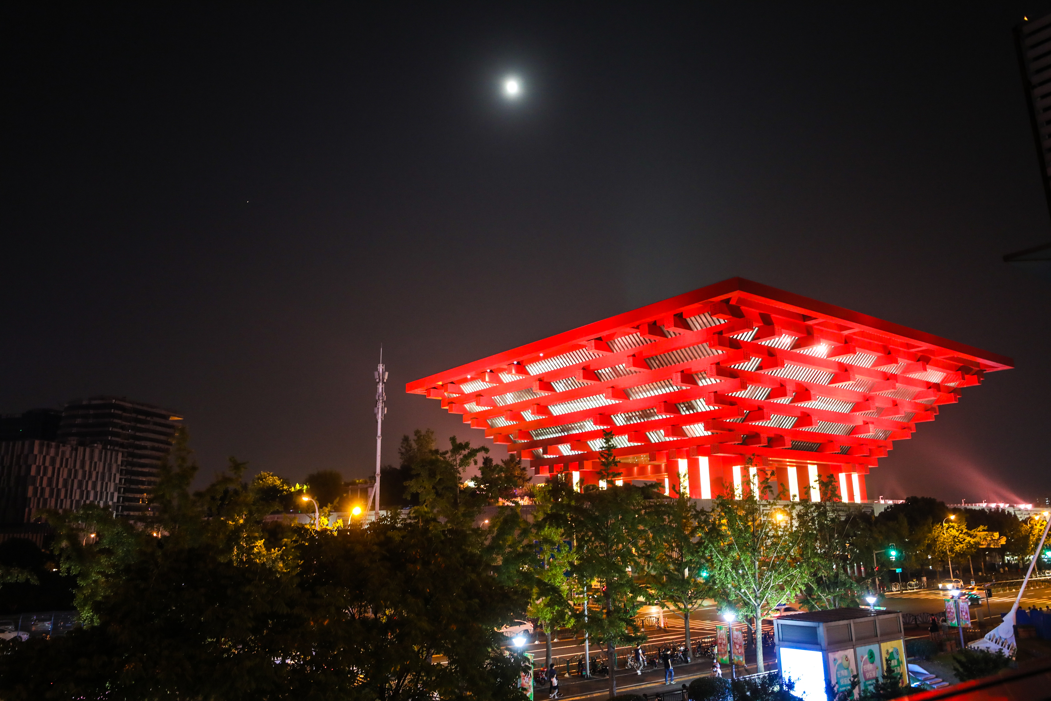 上海世博源夜景图片