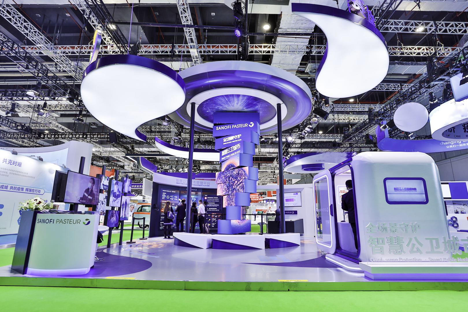 进博会这个展台正在剧透未来"智慧公共卫生城市"