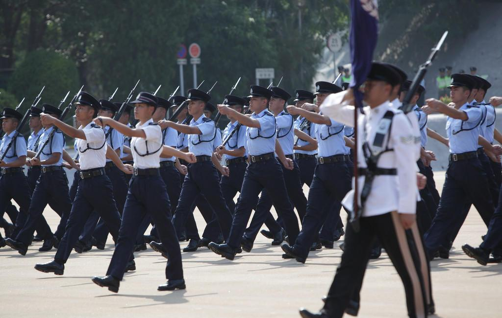 香港警察仪仗队图片