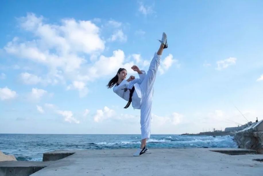 以色列跆拳道美女图片