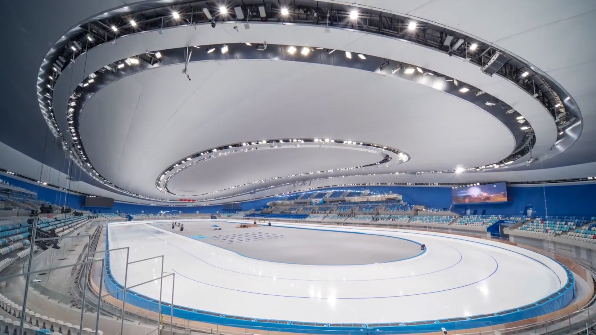 北京冬奥会 冰丝带图片